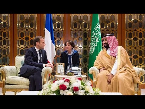 شاهد ماكرون في زيارة مفاجئة للسعودية وملف لبنان يتصدر اللقاء