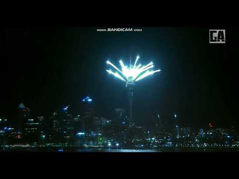 نيوزيلندا تستقبل 2018 بنصف طن من الألعاب النارية