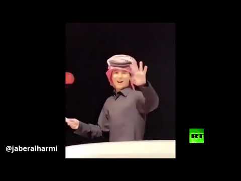 شاهد نجل أمير قطر يحتفل بالتأهل إلى نهائي كأس آسيا