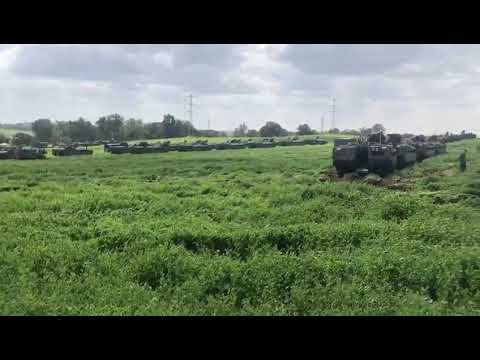 شاهد الجيش الإسرائيلي يُعزّز تواجده العسكري على حدود غزة