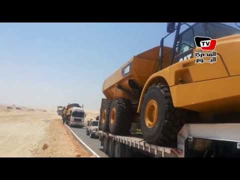 وصول معدات جديدة للمشاركة في حفر قناة السويس