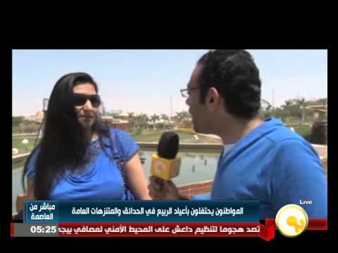 شاهد احتفالات المواطنين بأعياد الربيع في الحدائق العامة