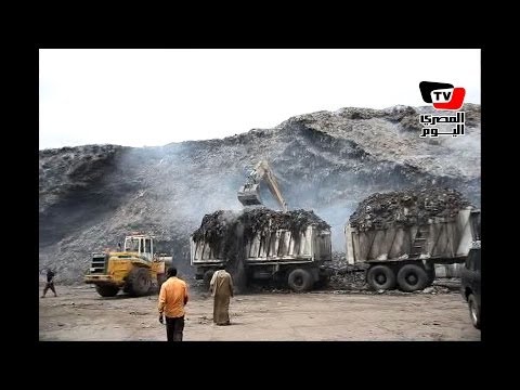 زيارة وزيرة البيئة لمصنع تدوير القمامة