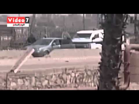 بالفيديو سطو مسلح على سيارة نقل أموال في الجيزة