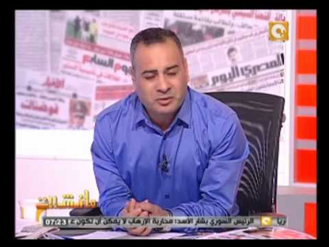 القرموطي يبكي على الهواء في مانشيت