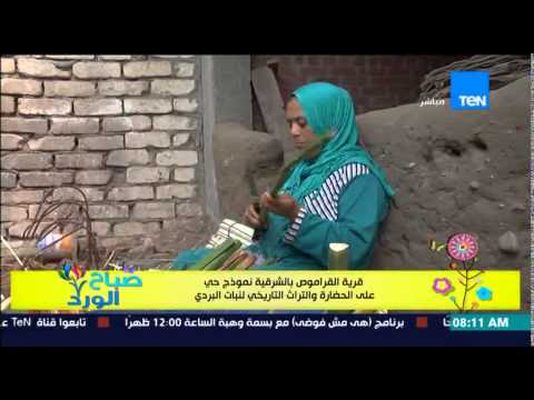 شاهد قرية القراموص النموذج الوحيد في العالم لزراعة نبات البردي