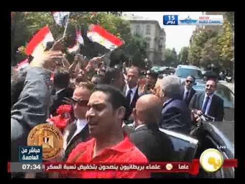بالفيديومحلب من إيطاليايؤكد أن الوضع في مصر مستقر