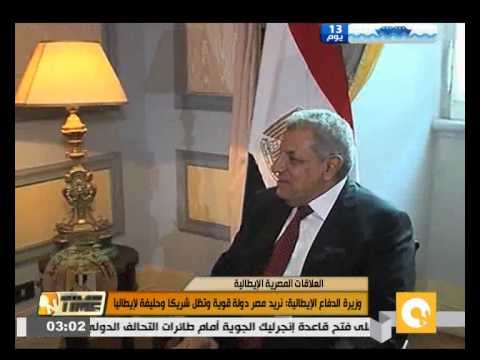شاهد محلب يشيد بقوة الدفع التي تشهدها العلاقات الثنائية مع إيطاليا