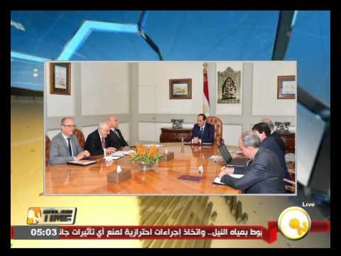 الرئيس السيسي يشيد بحجم أعمال شركة إيني الإيطالية في مصر