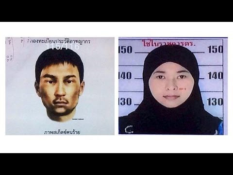 شاهد تايلاند تبحث عن امرأة ورجل مشبوهيْن في تفجير بانْكوك