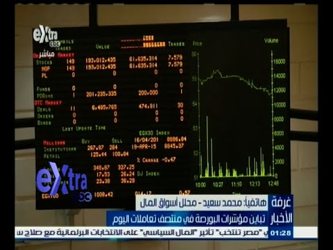 شاهد تباين مؤشرات البورصة في منتصف التعاملات