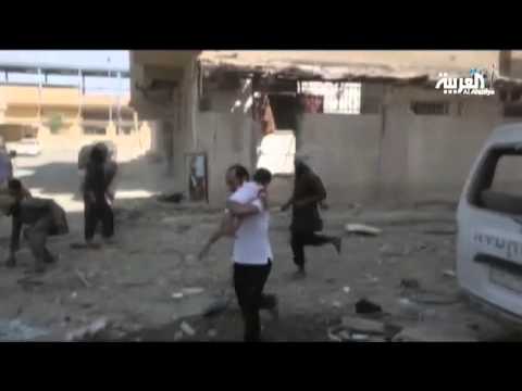 شاهد الطيران الحكومي يواصل قصف المناطق السكنية