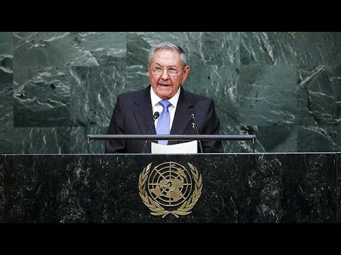 شاهد كاسترو يدعو إلى إنهاء الحظر الأميركي على كوبا