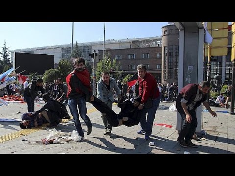 شاهد 20 قتيلا إثر انفجار في العاصمة التركية أنقرة