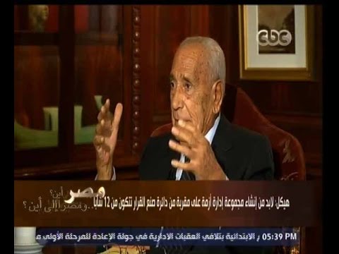 هيكل يطالب بإنشاء مجموعة إدارة أزمة مقربة من دائرة صنع القرار
