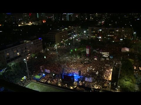 تجمع في الذكرى الـ20 لاغتيال اسحق رابين في تل أبيب