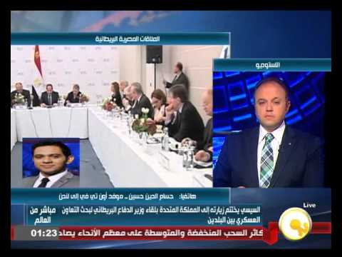 شاهد تفاصيل لقاء الرئيس السيسي ووزير الدفاع البريطاني