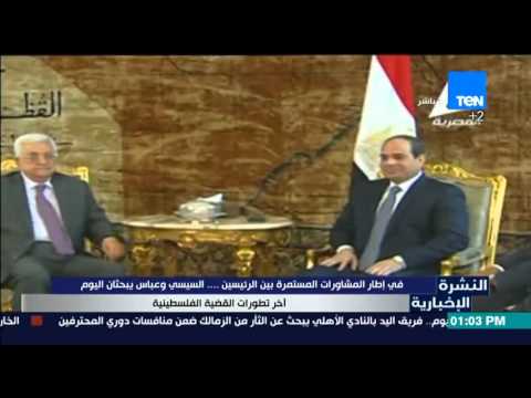 السيسي وعباس يبحثان آخر تطورات القضية الفلسطينية