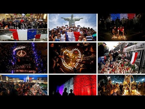 شاهد عواصم العالم تضاء بألوان علم فرنسا