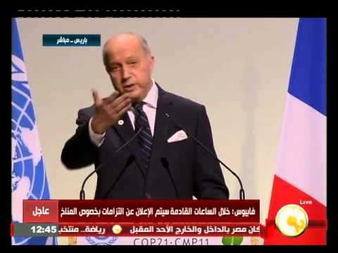 كلمة وزير الخارجية الفرنسي لوران فابيوس