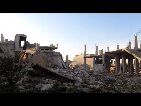 عشرات القتلى والجرحى إثر قصف على منطقة المرج في ريف دمشق المحاصر