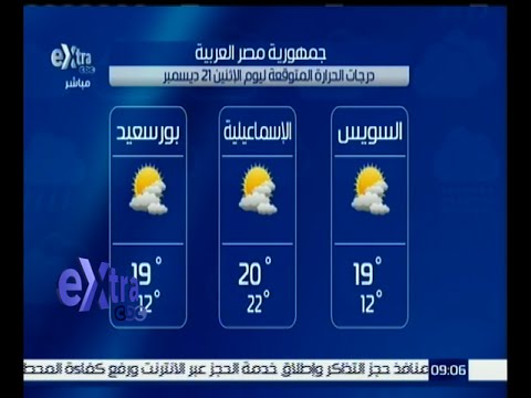 بالفيديو تعرف على حالة الطقس في مصر