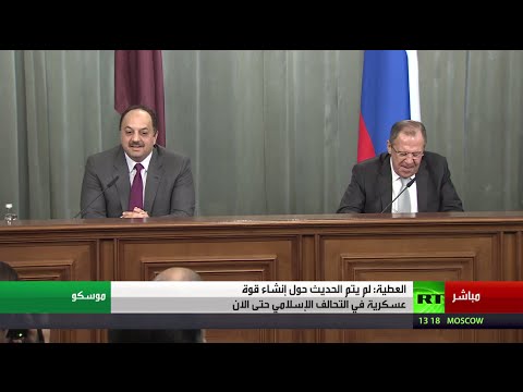 لافروف هناك تفاهم مع قطر عن المساهمة في تحريك المفاوضات السورية