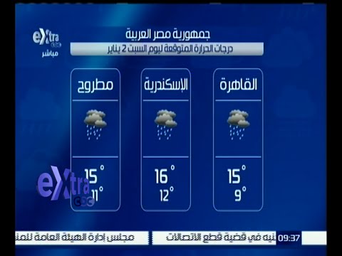 تعرف على حالة الطقس في مصر السبت
