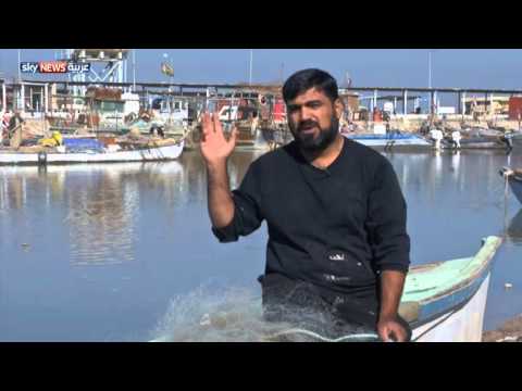شاهد ملوحة شط العرب تهدد صيادي البصرة