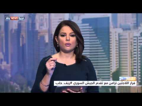 سوريون ينامون في العراء على الحدود التركية
