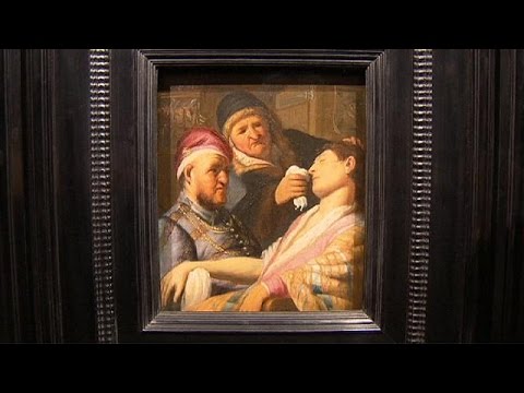 شاهد عرض لوحة للرسام رامبرانت