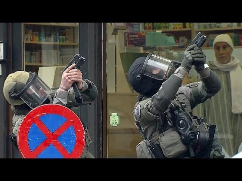 شاهد توتر في مولمبيك بسبب عمليات أمنية