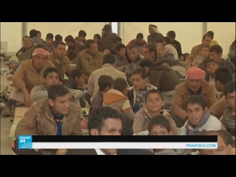شاهد منطقة مخمور تستقبل النازحين